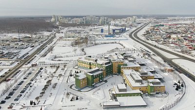 Кардиоцентр: видео из-под облаков