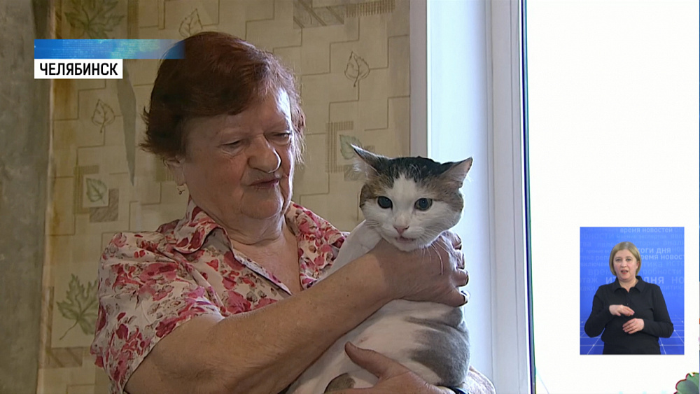 Кот спас хозяйку из пожара