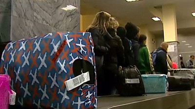 Багаж пассажиров из Юго-Восточной Азии тщательно досматривают в челябинском аэропорту