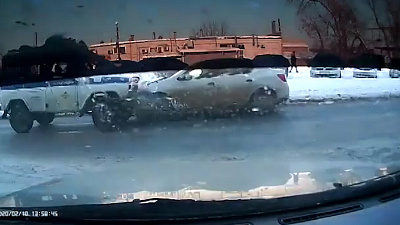 В социальных сетях обсуждают курьёзное ДТП