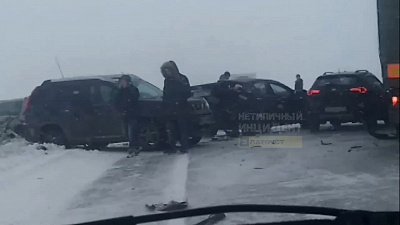 Массовое ДТП произошло на трассе Самара — Уфа — Челябинск