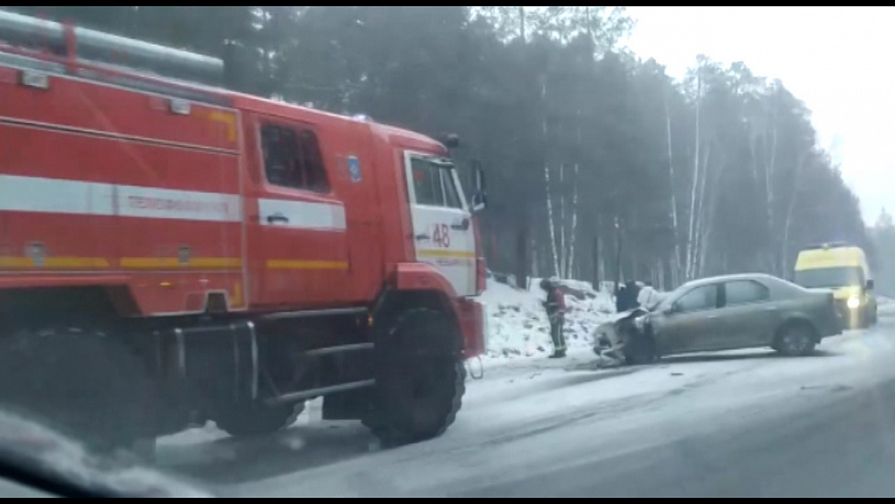 В Миассе столкнулись два автомобиля