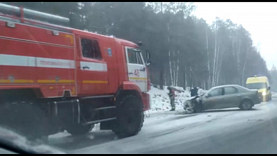В Миассе столкнулись два автомобиля