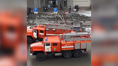 Пожар в самом крупном ТК Копейска