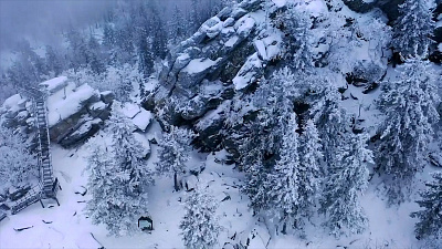 Зимняя сказка на Двуглавой сопке