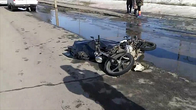 В селе Русская Теча мотоциклист погиб в ДТП