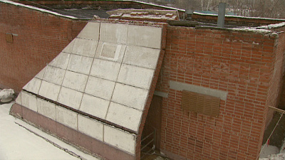 В детском саду обрушилась стена