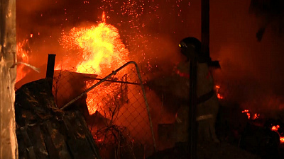 Огонь уничтожил шесть цыганских домов в посёлке Исаково