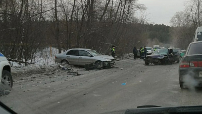 Лобовое столкновение в Златоусте