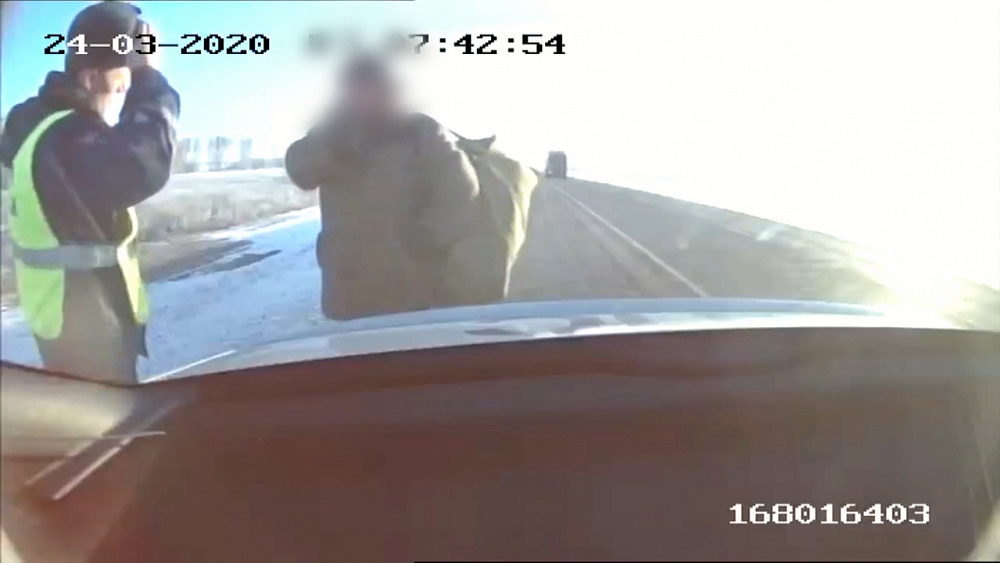 Задержан пешеход, который был в уголовном розыске