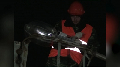 В Копейске заменили все уличные фонари