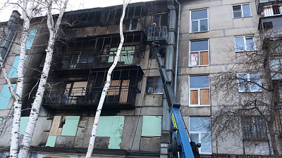 В Магнитогорске полицейский спас из пожара женщину