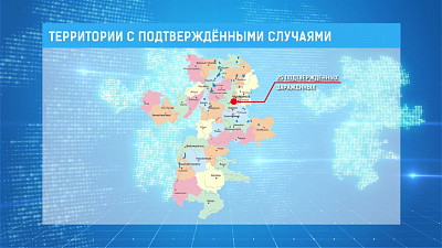 Территории с подтвержденными случаями