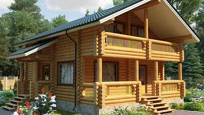 Срубы домов