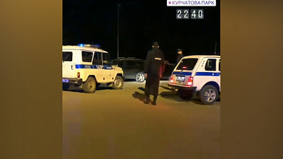 У памятника Курчатову задержали нарушителей режима самоизоляции