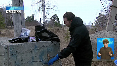 Челябинец вышел на одиночную уборку леса