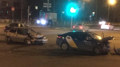 Погоня со столкновением: видео аварии с пьяным водителем