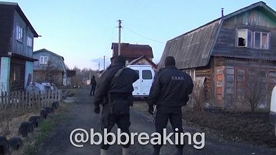 Оперативное видео ликвидации боевиков в Екатеринбурге