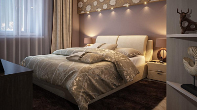 Дизайнерские решения для больших и маленьких спален