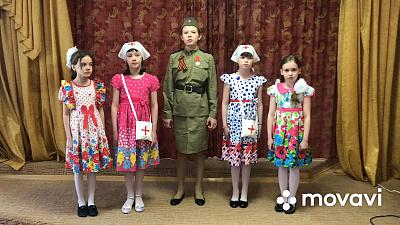 Воспитанницы СРЦ Челябинска исполнили песню ко Дню Победы