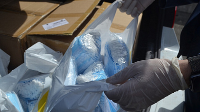 50 тысяч медицинских масок получили некоммерческие организации