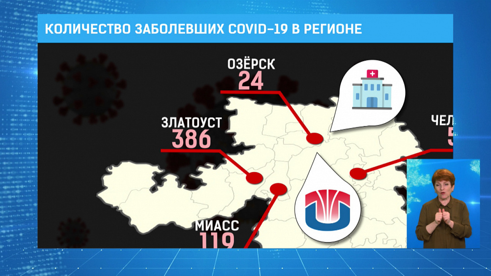 Количество заболевших COVID-19 в регионе