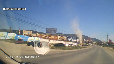 Миасец снял на видео смерч в п. Динамо