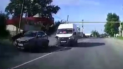 ДТП со сбитым пешеходом в Златоусте зафиксировал видеорегистратор