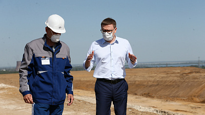 Алексей Текслер оценил работы по рекультивации городской свалки