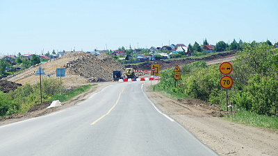 На Южном Урале продолжается реконструкция трассы от Челябинска до села Большие Харлуши