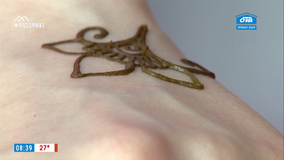 Сюжет «Рисунки на ладошках» — рисуем хной