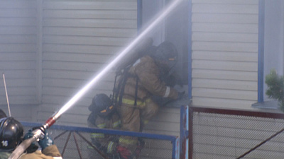 В посёлке Мелентьевка произошел пожар