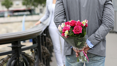 Цветы для романтического ужина