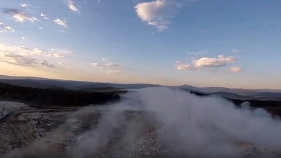 Назван виновник крупных пожаров на свалке Златоуста