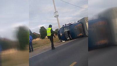 Неадекватный газелист совершил ДТП и попал на видео