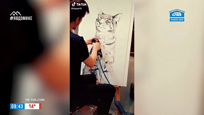 Смотри что могу — кошка из скрепок