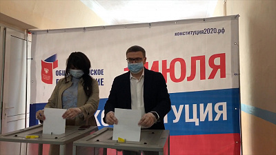 Алексей Текслер принял участие в Общероссийском голосовании