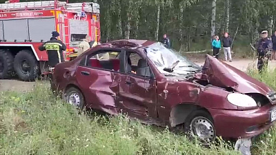 В Озерске легковушка столкнулась пассажирским поездом