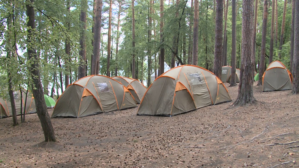 Областной палаточный лагерь начинает свою работу