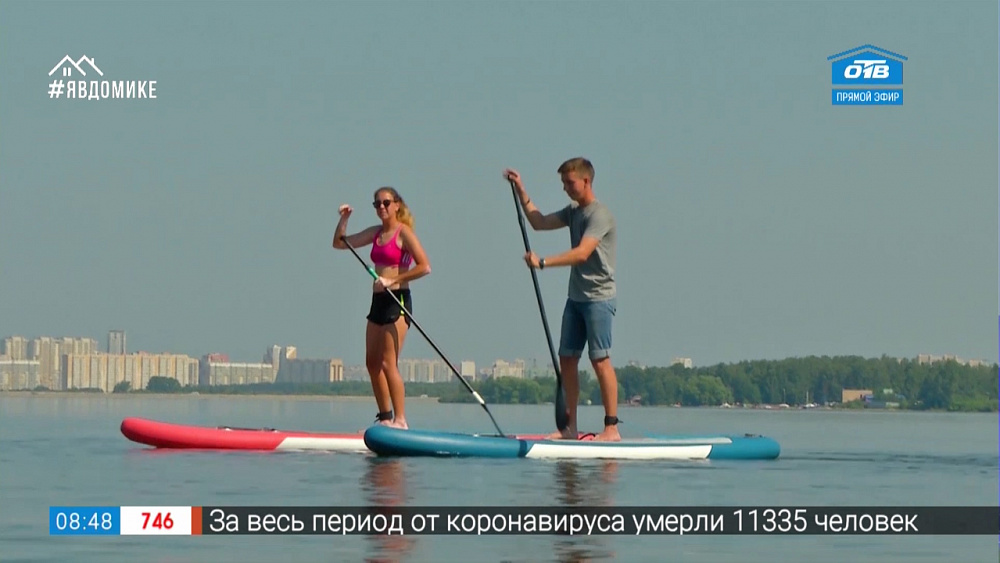 Сюжет «Сапсёрфинг» — учимся стоять на доске