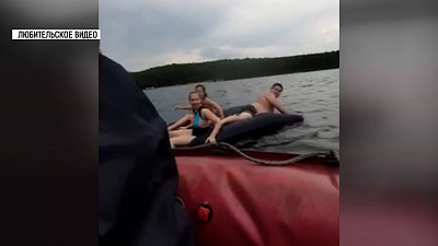 Миасцы попали в шторм на Тургояке