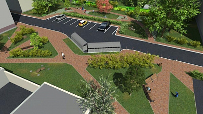 Власти Челябинска проверили, как продвигается строительство сквера по улице Цвиллинга