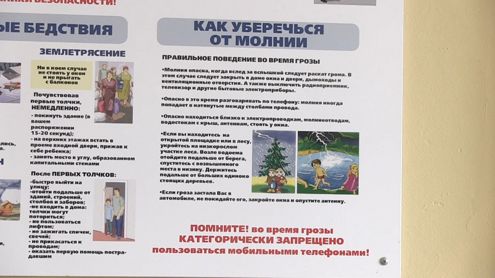 Правила поведения во время непогоды