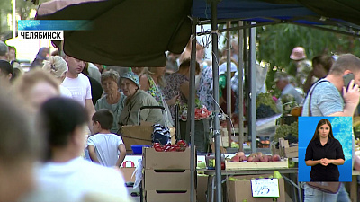 В соцсетях рекламируют урожай пенсионеров