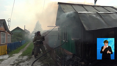Дача сгорела из-за газовой плиты