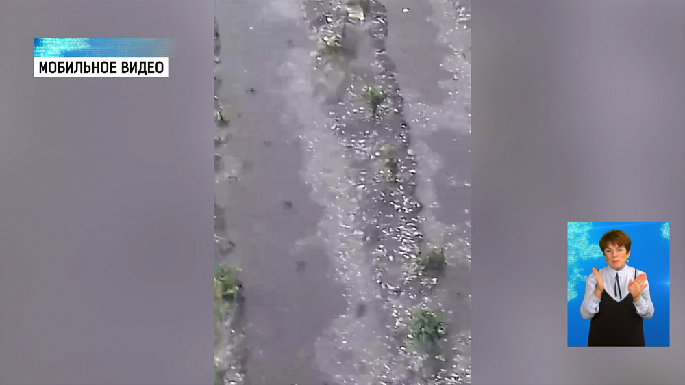 Крупный град побил урожай в Магнитогорске