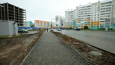 В микрорайоне «Парковый» создают инфраструктуру