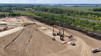 Видео строительства инфекционной больницы