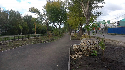 В Челябинске идут работы по благоустройству общественных пространств