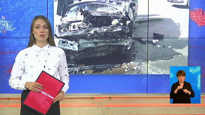 Две семьи с детьми пострадали в одной аварии